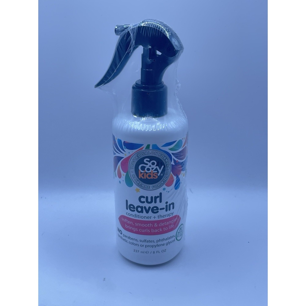 So Cozy Kids Curl Leave-In Conditioner & Therapy Detangler 8 FL OZ - NEW Sealed